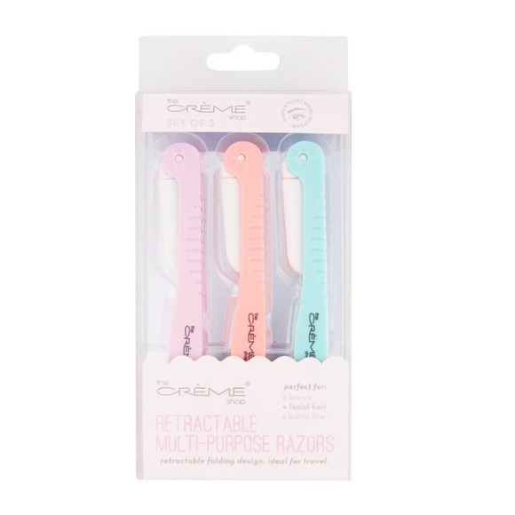 The Crème Shop Retractable Multipurpose Razors (Two 3 Packs) Ideal for T… - Picture 3 of 5